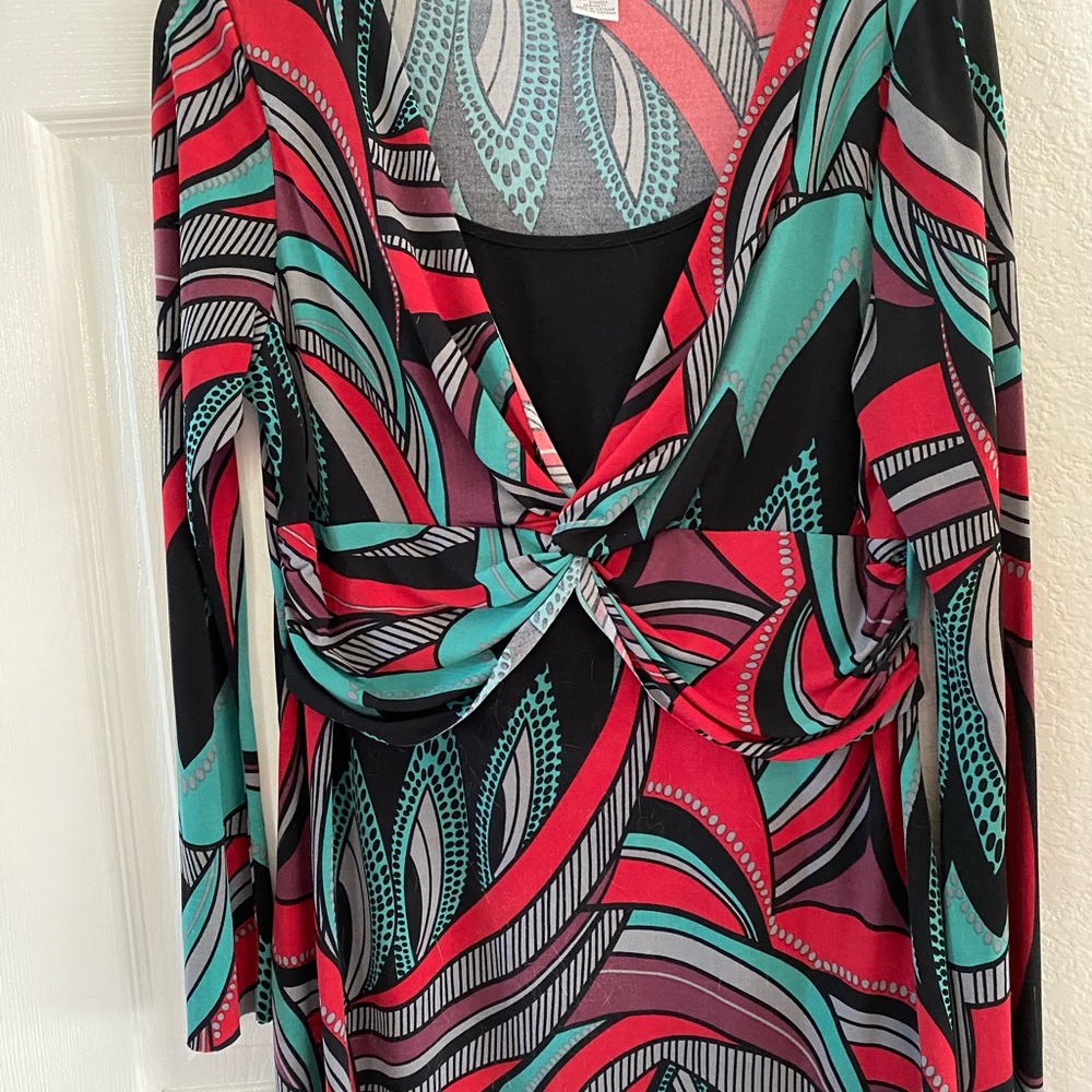 Two Maternity tops-size M, polyester